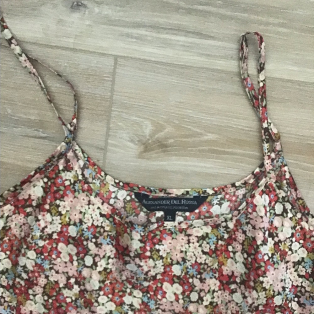 Alexander Del Rossa Satin Slip Dress XL - Picture 2 of 5